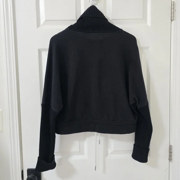 Varley Britannia Turtleneck Sweatshirt In Black Size S - Picture 9 of 9